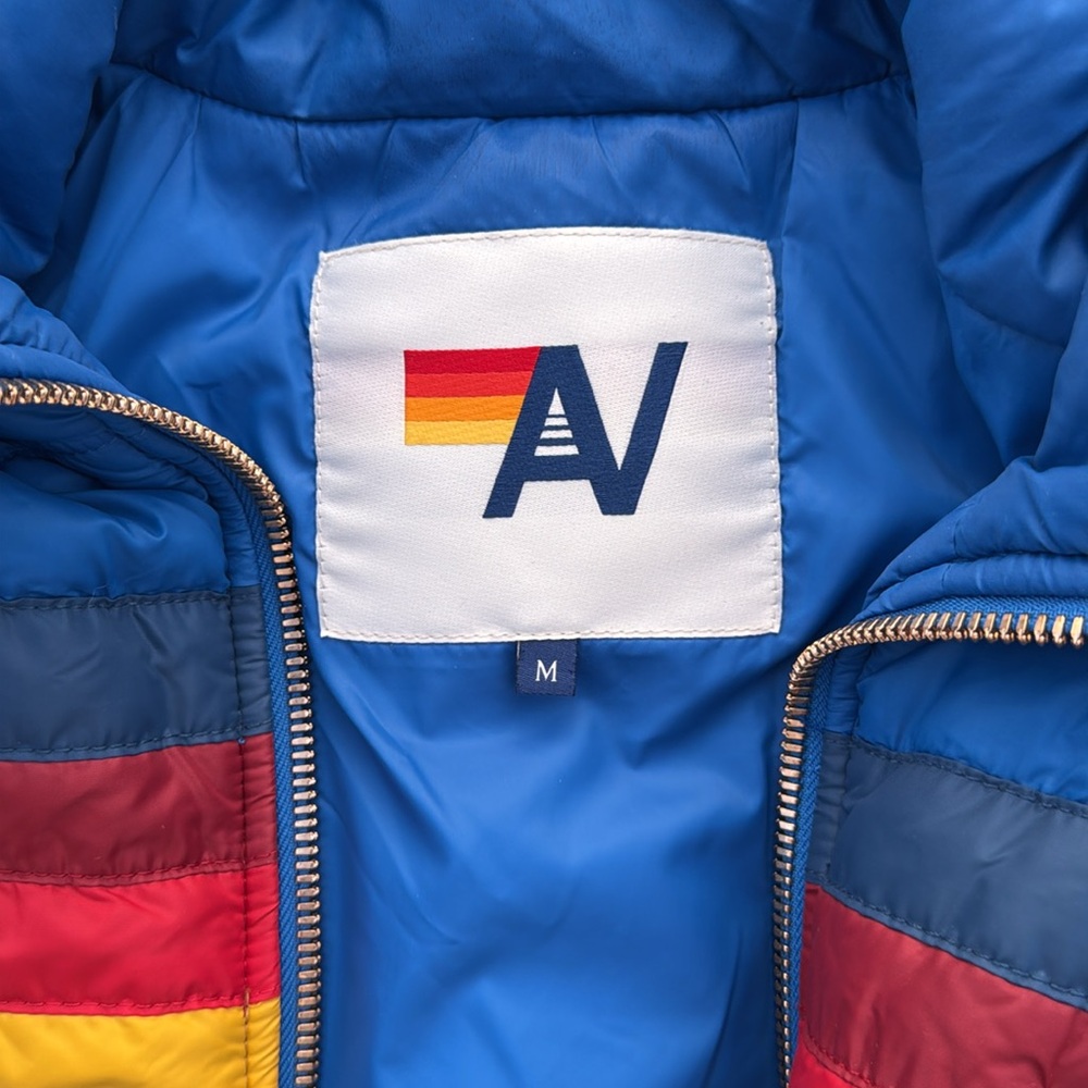 Aviator Nation Five Stripe Puffer Vest - Picture 11 of 11